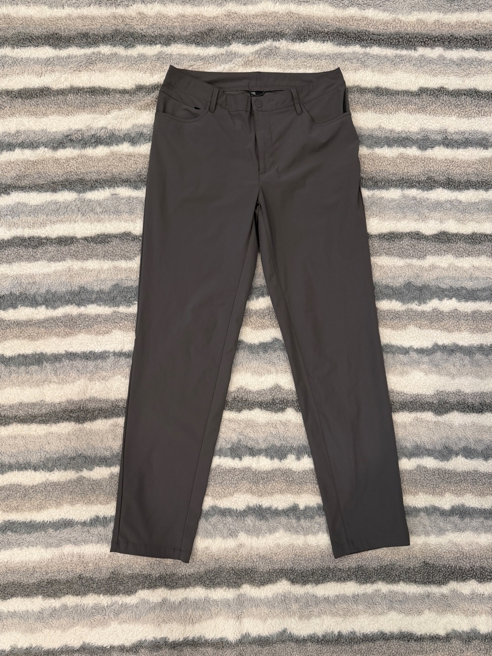 all in motion Men's Dark Gray Slim Chinos